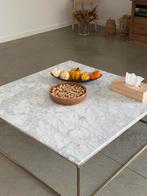 Salontafel marmer, Huis en Inrichting, Ophalen, Overige materialen, Vierkant, Zo goed als nieuw