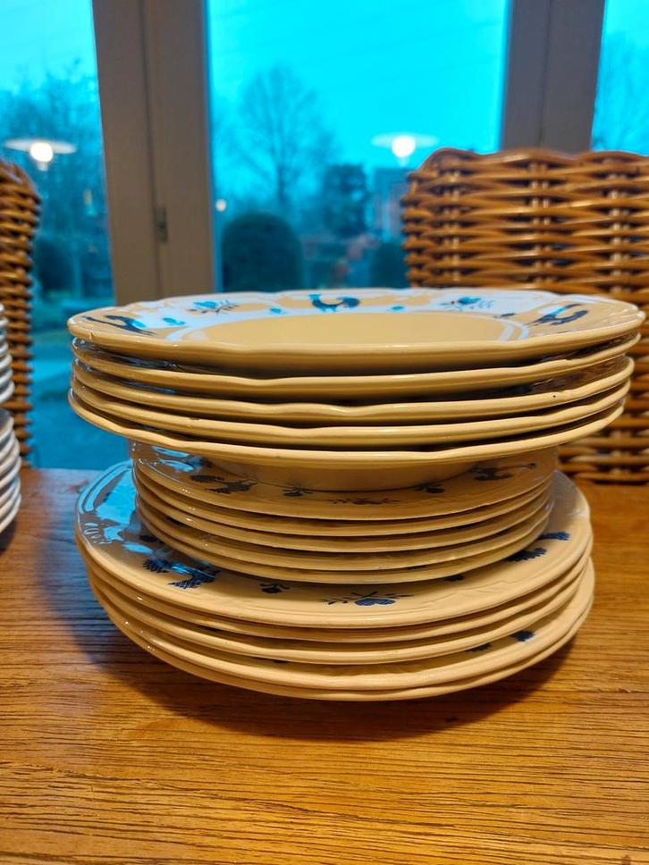 Boch Chantecler / Haantjes 5x soep, 5x dinner, 5x dessert, Huis en Inrichting, Keuken | Servies, Bord(en), Ophalen of Verzenden