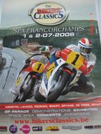 Bikers'Classics Spa Francorchamps - affiche 60x40 cm - 2006, Collections, Sport, Utilisé, Enlèvement ou Envoi, Rectangulaire vertical