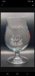 Duvel glas octopus, Verzamelen, Glas en Drinkglazen, Ophalen of Verzenden, Zo goed als nieuw, Bierglas