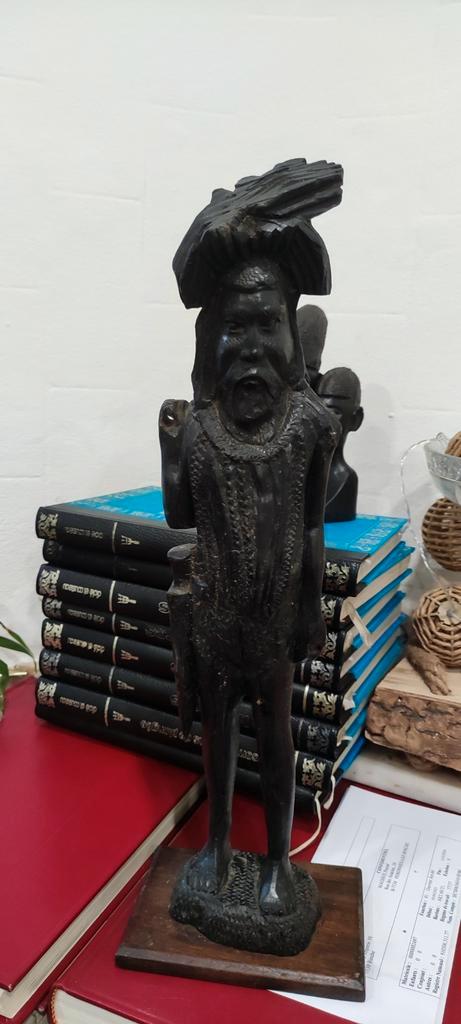 Statue en ébène, Antiquités & Art, Art | Sculptures & Bois, Enlèvement ou Envoi