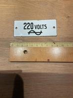 Plaque émaillée 220 volts, Ophalen of Verzenden, Gebruikt