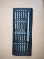 Precisie-schroevendraaierset + 25 magnetische bits, Ophalen of Verzenden, Gevuld, Zo goed als nieuw