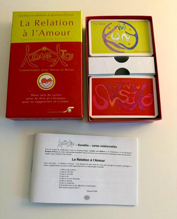 Konekto (editie 2016, 110 kaarten + boekje, zeldzaam), Boeken, Esoterie en Spiritualiteit, Zo goed als nieuw, Ophalen