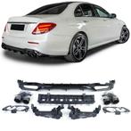 AMG Look diffuser met 4 x Zwart uitlaat Mercedes E Klasse W2, Auto diversen, Tuning en Styling, Verzenden