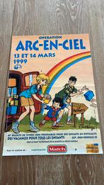 Affiche arc-en-ciel Walthery Natacha 1999, Collections, Enlèvement ou Envoi, Utilisé