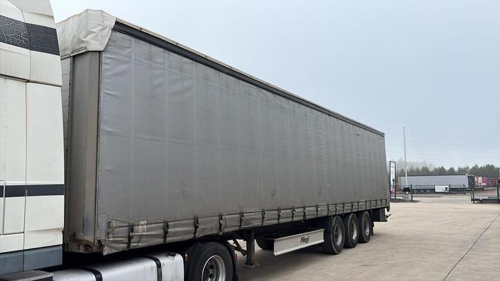 FLIEGL SDS350 (BPW AXLES / DISK BRAKES) EL24301, Auto's, Vrachtwagens, Bedrijf, Te koop, ABS, Open dak, Aanhangers en Opleggers