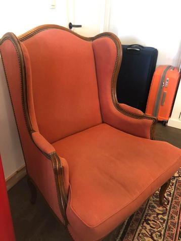 Leuke zetel, fauteuil, opvallende kleur beschikbaar voor biedingen