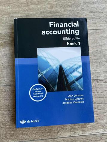 Financial accounting - boek 1 beschikbaar voor biedingen