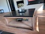 Landelijke Salontafel arduin/eik, Huis en Inrichting, Ophalen, Gebruikt, 50 tot 100 cm, 50 tot 100 cm