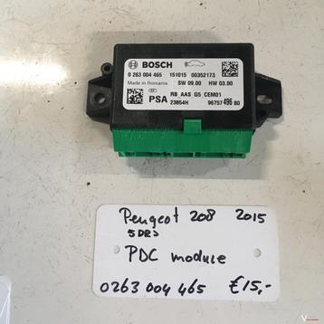 Peugeot 208 1.2 3 cil 5bak 5drs 2015  Pdc Module 