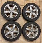4 16 inch aluminium velgen + winterbanden voor golf 7, Auto-onderdelen, Banden en Velgen, Ophalen, Gebruikt, Banden en Velgen
