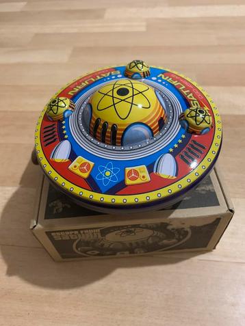 Jouet spatial Saturn Windup à double soucoupe volante, Enlèvement ou Envoi