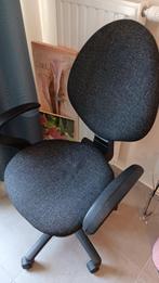 Chaise de bureau couleur gris anthracite, Ophalen, Zo goed als nieuw, Grijs, Bureaustoel