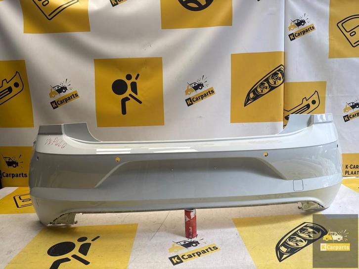 Achterbumper Volkswagen Polo 2G 2017+ 4xPDC 2G6807417 bumper, Auto-onderdelen, Carrosserie, Bumper, Volkswagen, Achter, Gebruikt