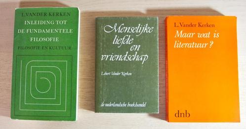 Libert Vander Kerken – 3 boeken, Boeken, Filosofie, Gelezen, Wijsbegeerte of Ethiek, Ophalen of Verzenden