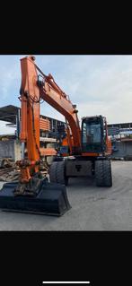 Hitachi banden kraan, Zakelijke goederen, Machines en Bouw | Kranen en Graafmachines, Ophalen, Kraan