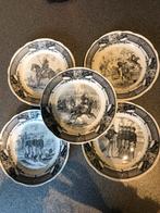 5 sierborden, Ophalen