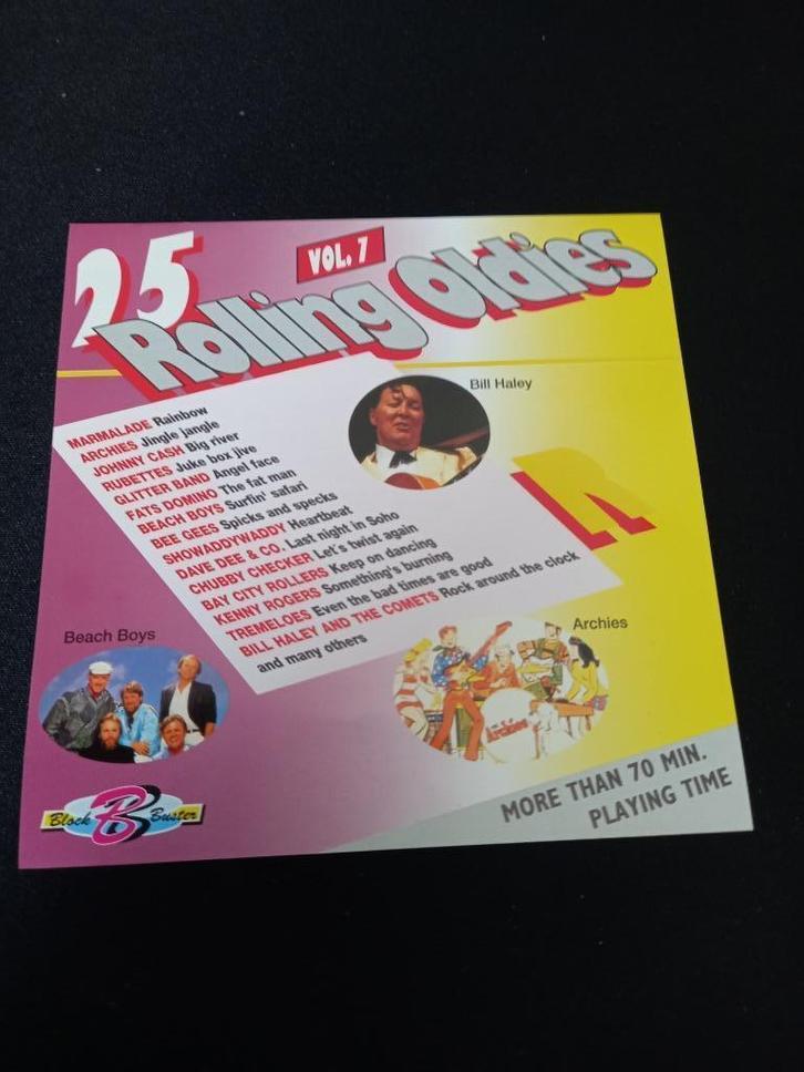 25 Rolling Oldies Vol. 7 Cd = Mint, Cd's en Dvd's, Cd's | Pop, Zo goed als nieuw, 1960 tot 1980, Ophalen of Verzenden