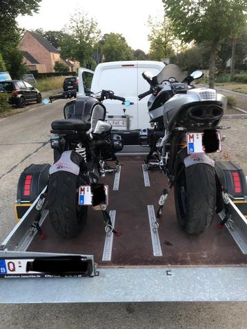 Te huur Humbaur afzinkbare motortrailer tempo 100, Autos : Divers, Remorques, Enlèvement, Neuf
