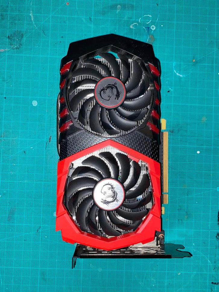 MSI GeForce GTX 1050 ti 6gb, Computers en Software, Videokaarten, Gebruikt, Nvidia, Ophalen