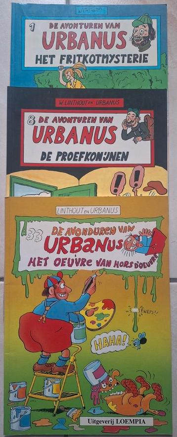 10 stripboeken Urbanus  disponible aux enchères