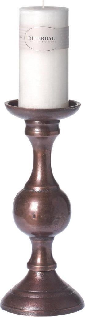 Riverdale kandelaar brons - 26 cm, Huis en Inrichting, Woonaccessoires | Kandelaars en Kaarsen, Kandelaar, 25 tot 50 cm, Metaal
