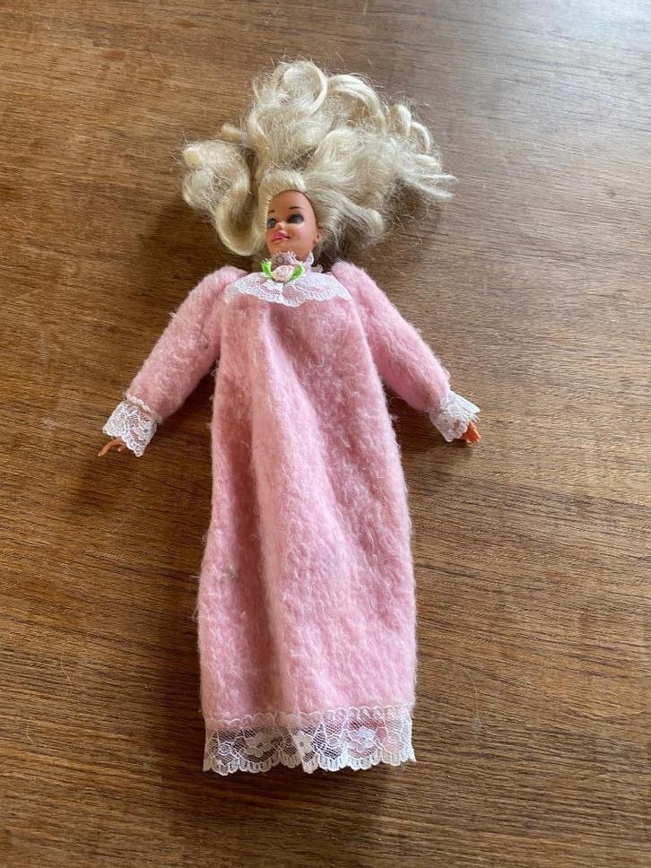 Barbie „Bed Time” 1993 stoffen behuizing, zacht + Shelly, Kinderen en Baby's, Speelgoed | Poppen, Gebruikt, Barbie, Verzenden