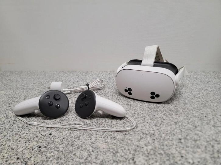 Meta Quest 3S 128GB All-in-One VR Headset, Games en Spelcomputers, Virtual Reality, Zo goed als nieuw, Overige platformen, VR-bril