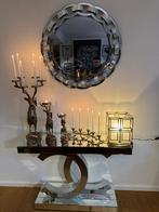 NIEUWE exclusieve Sidetable met spiegel - Chanel console, Huis en Inrichting, Ophalen, Zo goed als nieuw