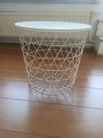 Klein bijzettafeltje, Ophalen, Minder dan 45 cm, Metaal of Aluminium, Rond