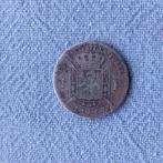 Zilver- 1 F Leopold 2 België 1867 fr, Ophalen of Verzenden