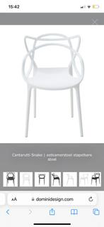 Philippe Starck replica Masters stoel (set van 2), Comme neuf, Enlèvement, Blanc, Deux