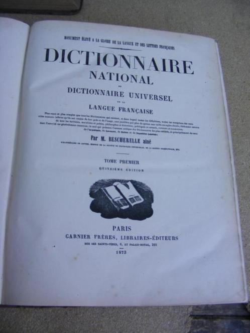 Dictionnaire national ou universel de la langue française, Boeken, Woordenboeken, Gelezen, Frans, Overige uitgevers, Ophalen of Verzenden