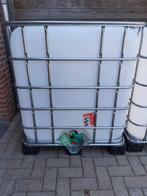 Ibc 1000 liter watervaten regentonnen in nieuwstaat, Tuin en Terras, Regentonnen, Ophalen, Kunststof, Met kraantje, 150 liter of meer
