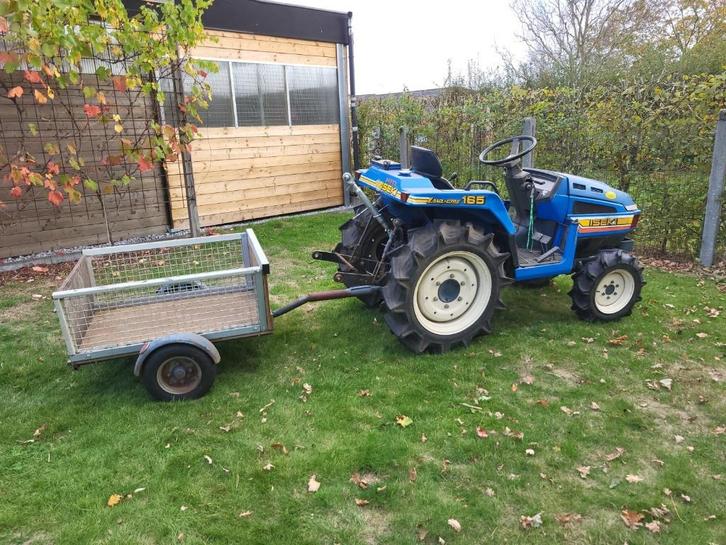 Minitractor Iseki Landhope 165 – 4x4 – 16 PK + plus kar, Zakelijke goederen, Landbouw | Tractoren, tot 2500, Overige merken, tot 80 Pk