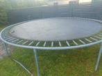 Grote trampoline 3m80 zonder bescherming, Gebruikt, Ophalen