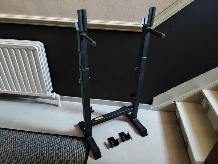 Dip station/ barbell rek (in goede staat), Sport en Fitness, Fitnessmaterialen, Gebruikt, Halterstangen, Ophalen