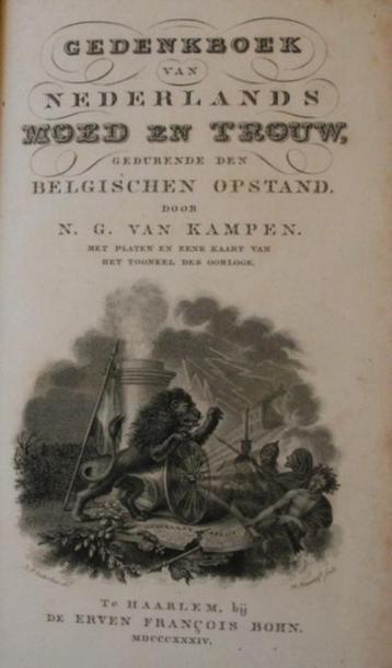 Kampen - Gedenkboek van Nederlands trouw en moedgedurende de beschikbaar voor biedingen
