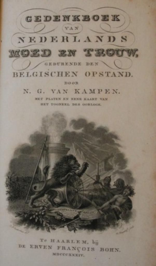 Kampen - Gedenkboek van Nederlands trouw en moedgedurende de, Boeken, Geschiedenis | Nationaal, Gelezen, Ophalen