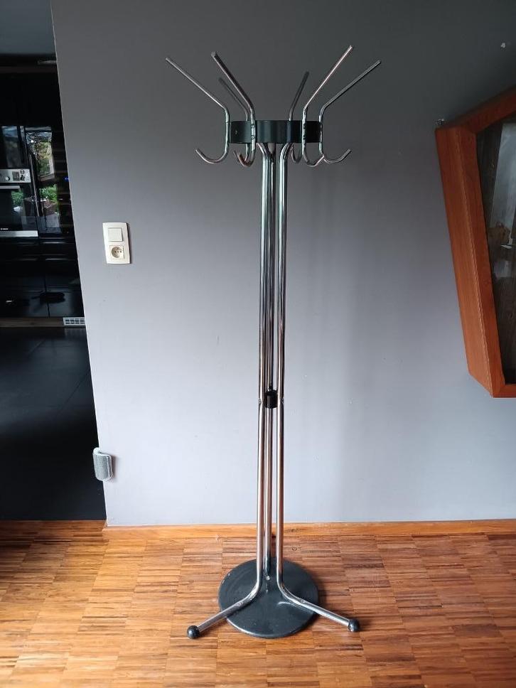 Vintage zware metalen staande kapstok, Huis en Inrichting, Woonaccessoires | Kapstokken, Gebruikt, Staande kapstok, 150 tot 200 cm