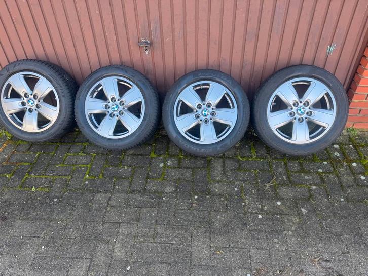 BMW velgen 16” 5x120 + 4 seizoensbanden 205/55R16, Auto-onderdelen, Banden en Velgen, Band(en), 16 inch, Ophalen