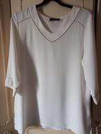 Witte blouse met goud sierlint mooi voor feest, Kleding | Dames, Blouses en Tunieken, Ophalen of Verzenden