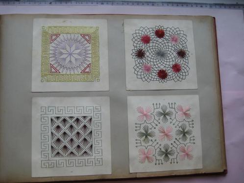 1870 knutselen - F. Roebel, vlechtwerk, borduursel & Origami, Verzamelen, Foto's en Prenten, Gebruikt, Overige onderwerpen, Ophalen