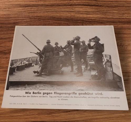 Duitse WO2 Luftwaffe Flak Berlin kriegsberichter foto, Verzamelen, Militaria | Tweede Wereldoorlog, Ophalen of Verzenden