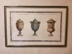 Kader met afb. met Romeinse of Griekse vazen of urnen, Ophalen, 50 tot 75 cm, Zo goed als nieuw, 75 tot 100 cm