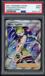 Elesa's Sparkle [Full Art] PSA 9 - 260/264 - Fusion Strike, Hobby en Vrije tijd, Ophalen of Verzenden, Zo goed als nieuw, Losse kaart