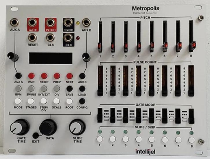 Intellijel Metropolis Sequencer + luxe slidercaps, Muziek en Instrumenten, Soundmodules, Zo goed als nieuw, Ophalen of Verzenden