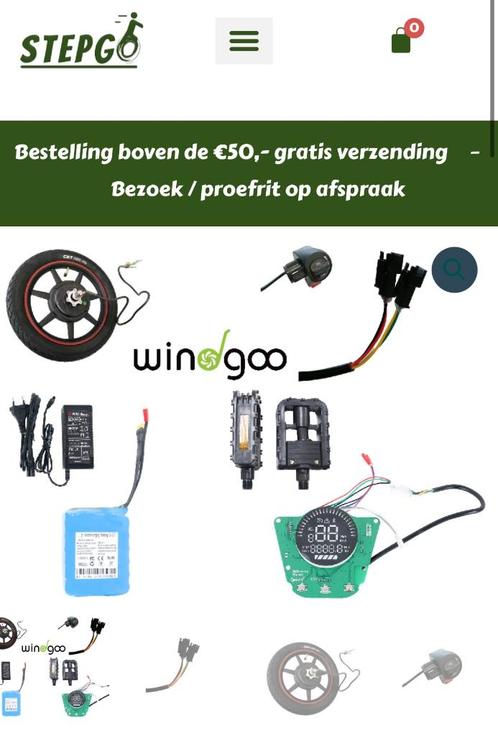 Onderdelen - windgoo - segway - elektrische step - vouwfiets, Fietsen en Brommers, Elektrische fietsen, Nieuw, Ophalen of Verzenden