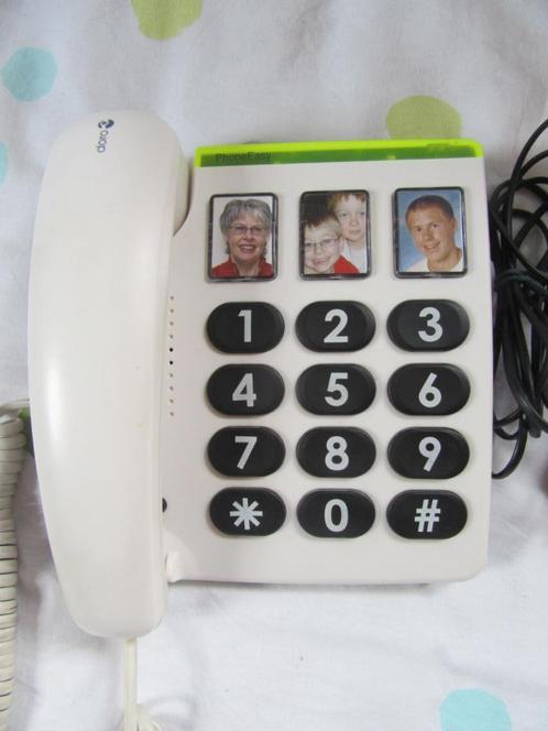 vaste telefoon DORO met grote druktoetsen, Télécoms, Téléphones fixes | Filaires, Utilisé, Enlèvement